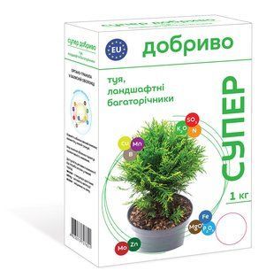 Мінеральне добриво Супер для туї та ландшафтних багаторічників 1 кг 2093560501 фото