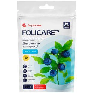 Удобрение Yara Folicare для голубики и черники 180 г 855644667 фото