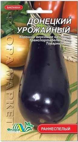 Баклажан Донецкий урожайный Флора Маркет 0,5 г 1786410254 фото