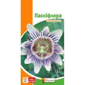 Семена Пассифлора (страстоцвет) многолетняя Яскрава 0,1 г 2082169238 фото