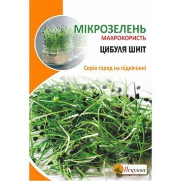 Семена Микрозелень Лук Шнитт Яскрава 8 г 2076343897 фото
