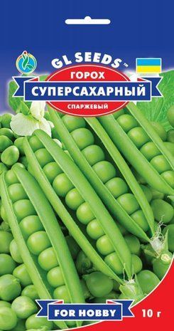 GL Seeds. Семена Горох Суперсахарный (спаржевый), 10г 1315036154 фото