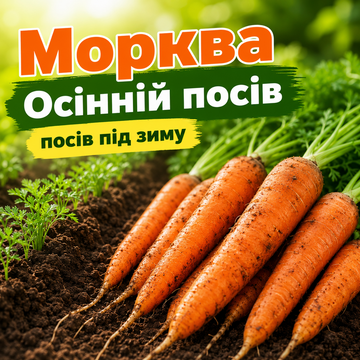 МОРКВА ОСІННІЙ ПОСІВ