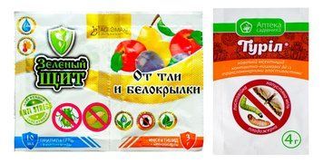 Набор от Белокрылки 2в1 Зеленый щит + Турил на 5л 716046813 фото