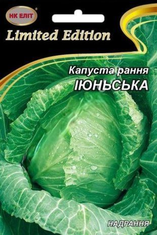 Насіння Капуста білокачанна Іюнська НК Еліт 5 г 2054489651 фото