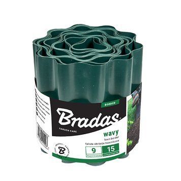 Садовий бордюр Bradas (Польща) 9 м х 20 см Зелений 1434707587 фото