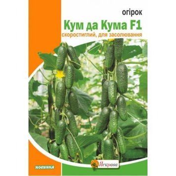 Семена огурец Кум да кума F1 (пучковой) Яскрава 0,5 г 2080814661 фото
