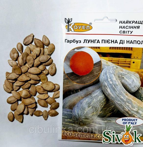 Гарбуз Лунга Піена ді Наполі Італія 100 г (zip-paket) 111813 фото