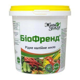 Биоприлипатель Биофренд (жидкое калийное мыло) Живая земля 500 мл 1433865803 фото