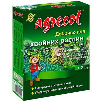 Добриво Agrecol для хвойних (NPK 14.14.21) 1,2 кг 1408355029 фото