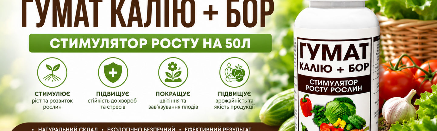 Головна (Лінія 1) ГУМАТ Калия+Бор