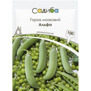 Семена Горох Альфа мозговой Садыба центр 100 г 1720241934 фото