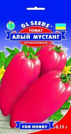 GL Seeds. Насіння томат Яскраво-червоний Мустанг. 0.15г 1318499077 фото