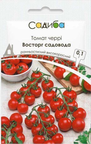 Насіння Томат-Черрі Восторг Садовода Садиба центр 0,1 г 1298407711 фото