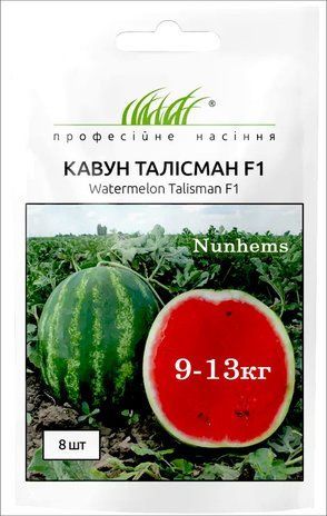 Арбуз Талисман F1 Nunhems/Нидерланды 8 шт 2123437664 фото