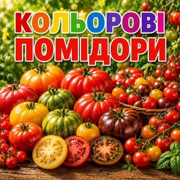 ТОМАТИ КОЛЬОРОВІ