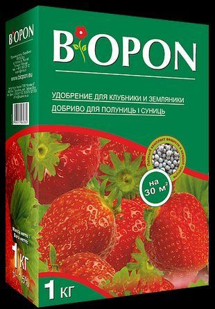 Удобрение Biopon для клубники и земляники (гранулированное) Польша 1 кг 1425840030 фото