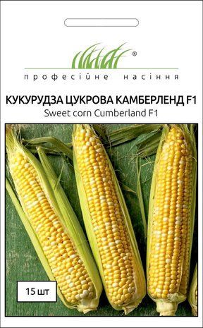Насіння Кукурудза цукрова Камберленд F1, 15 шт Професійне насіння 1353893050 фото