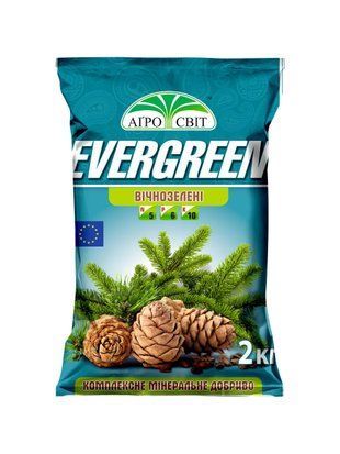 Добриво Evergreen для вічнозелених рослин 2 кг 2200263451 фото