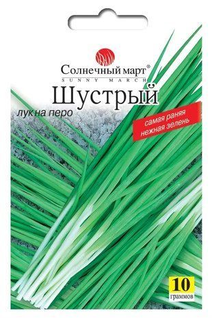Насіння Цибуля Спритний (на зелень) Сонячний Березень, 10 г 1668165027 фото