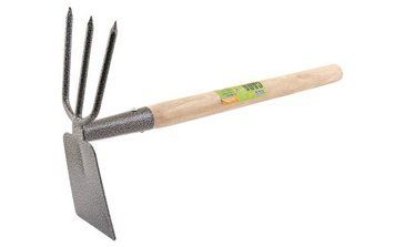 Тяпка "Нептун" із подовженою дерев'яною ручкою 380*190*70 мм Mastertool 725313052 фото